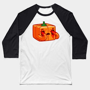 The square pumpkin poked itself in the eye Baseball T-Shirt